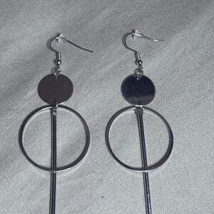 Elegant Silver Dangle Earrings